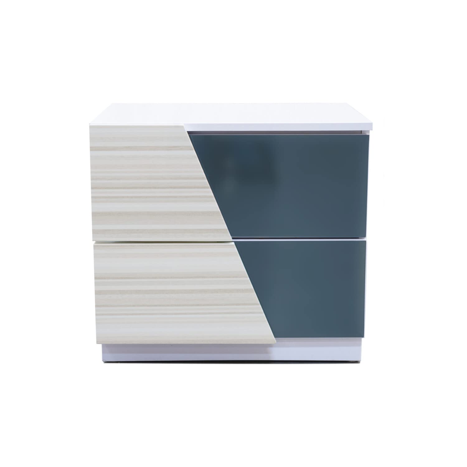 Best Master Manchester 5-Piece Wood East King Bedroom Set In Zebra/White