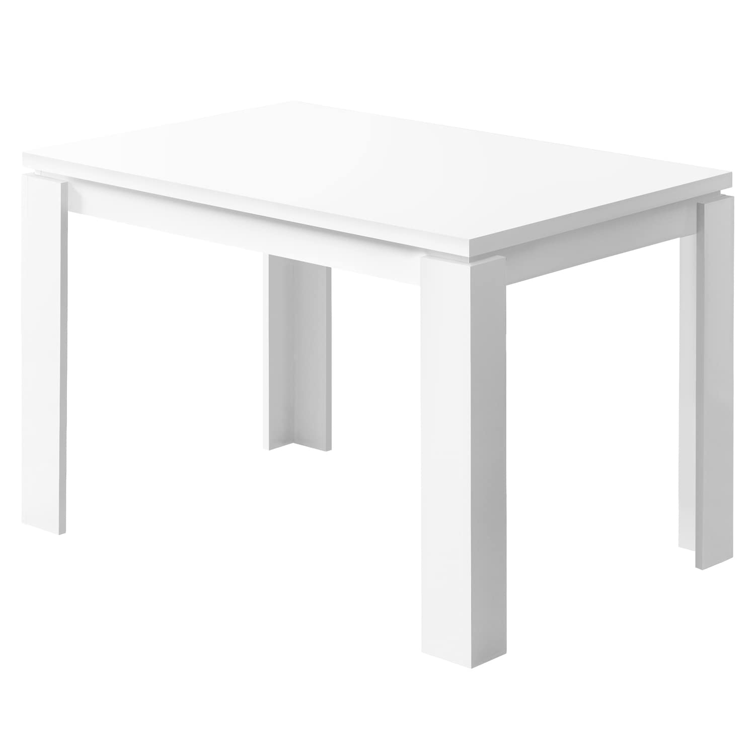 Monarch Specialties 32&quot;X 48&quot; / White Dining Table