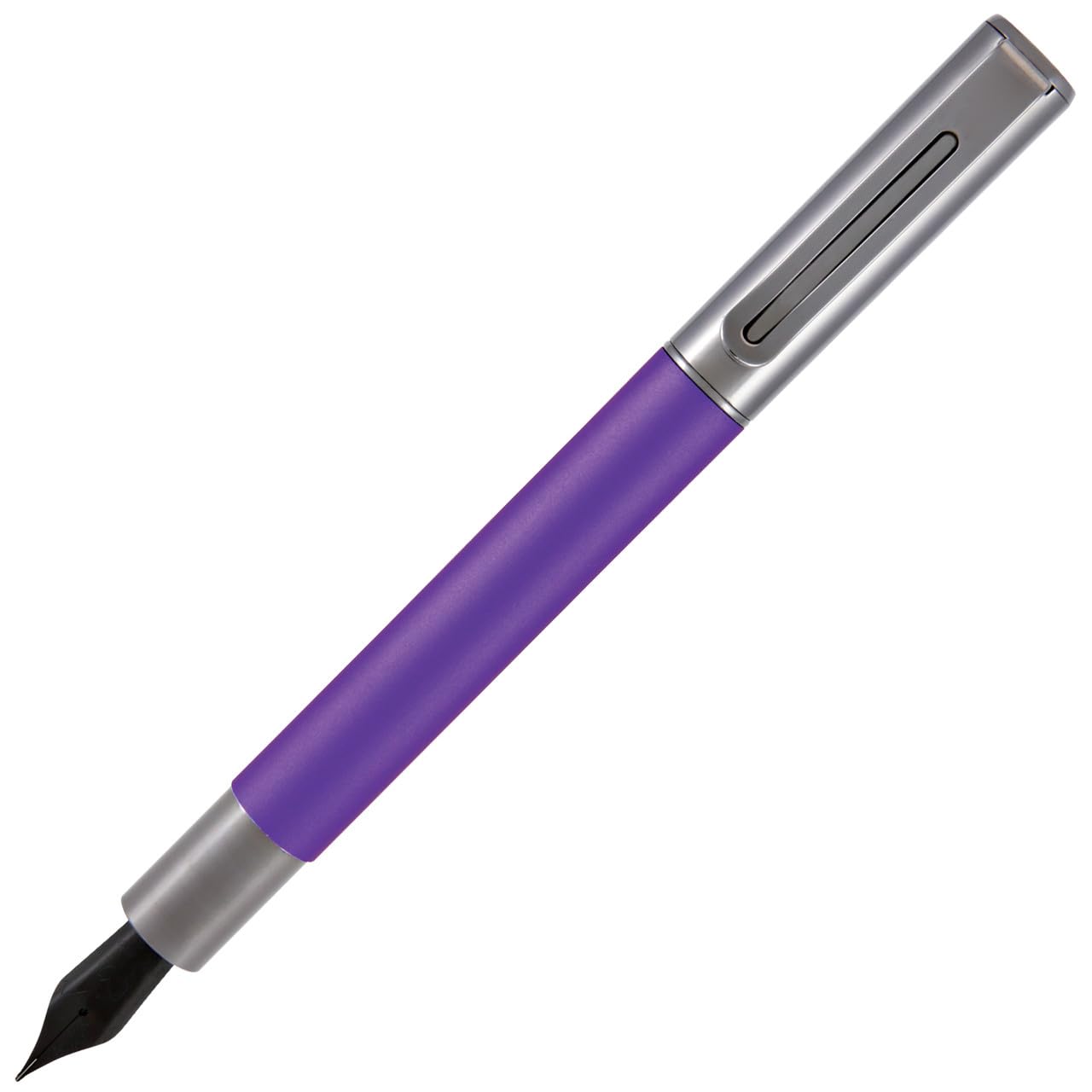 Monteverde Usa Ritma Fountain Pen In Purple - Fine Nib, Smooth Jowo Stainless Steel, Refillable Ink Cartridge/Converter - Ideal