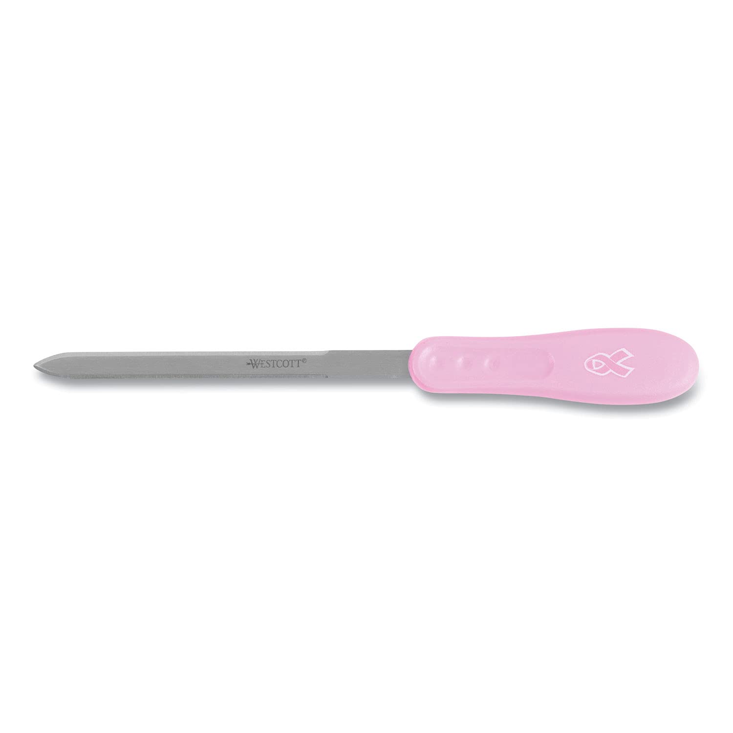 Westcott Pink Ribbon Stainless Steel Letter Opener