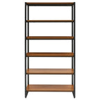 Npd Furniture And More New Pacific Direct Anderson 6 Tier Bookcase, Gliese Brown