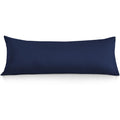 Body Pillow Cover 20X72 Body Pillow Case 100% Egyptian Cotton Hotel Quality 1-Pieces Navy Blue Body Pillow Cover Premium 600 Thr