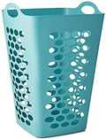 CRFUSE 2 Pcs of Mainstays Flexible Square Teal Laundry Hamper, Great Laundry Basket 26 Inches(2Pack)