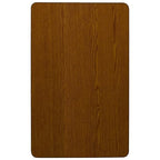 Flash Furniture Wren Mobile 30''W X 72''L Rectangular Oak Hp Laminate Activity Table - Height Adjustable Short Legs