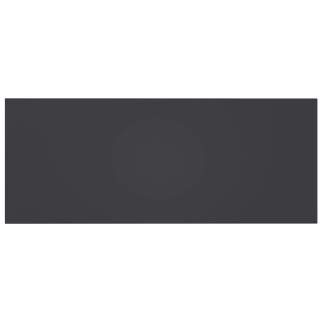 vidaXL Bookshelf Boards Engineered Wood Gray 39.4x15.7x0.6 - Simple and Modern Design for Home Storage, Easy-to-Clean & Durable, 4 Pack