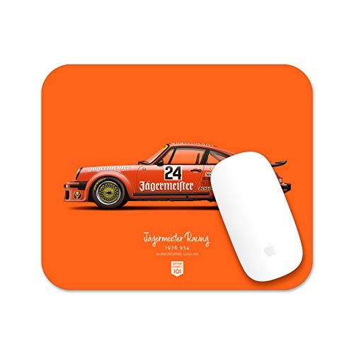 Garageproject101 Jgermeister Carrera Turbo Rsr Illustration Mouse Pad