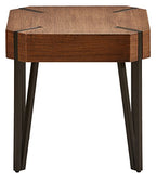 International Caravan Wood End Table