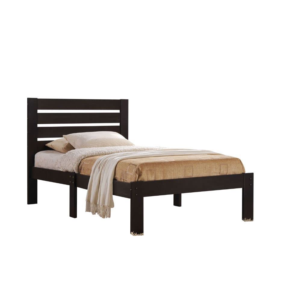 Acme Furniture Kenney Queen Wood Bed In Espresso Brown