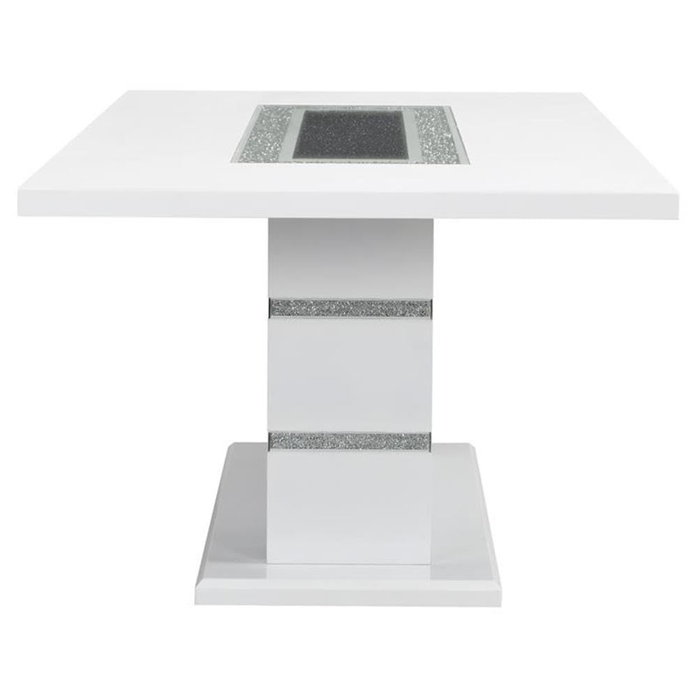 Acme Furniture Rectangular Dining Table, White