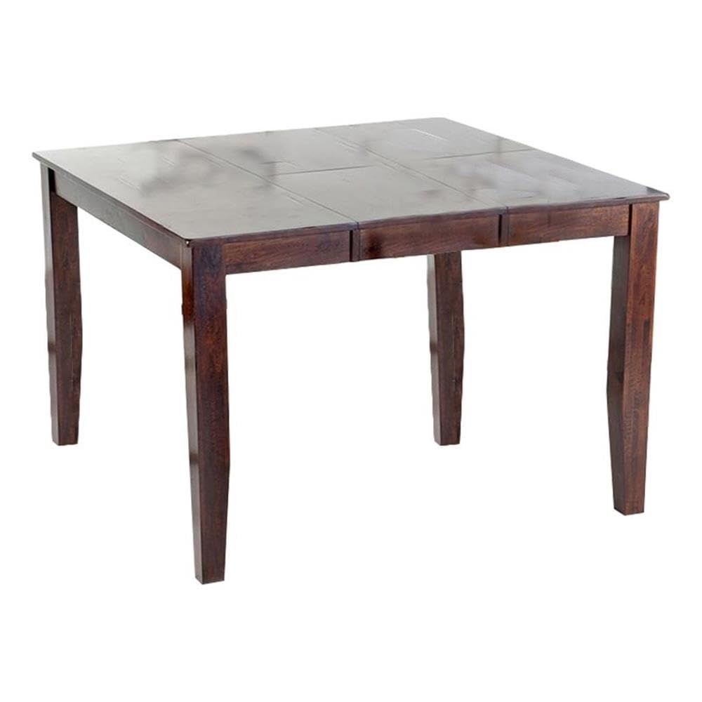 Intercon Kona 54&quot; Gathering Butterfly Leaf, 4 Legs, Raisin Counter Tables