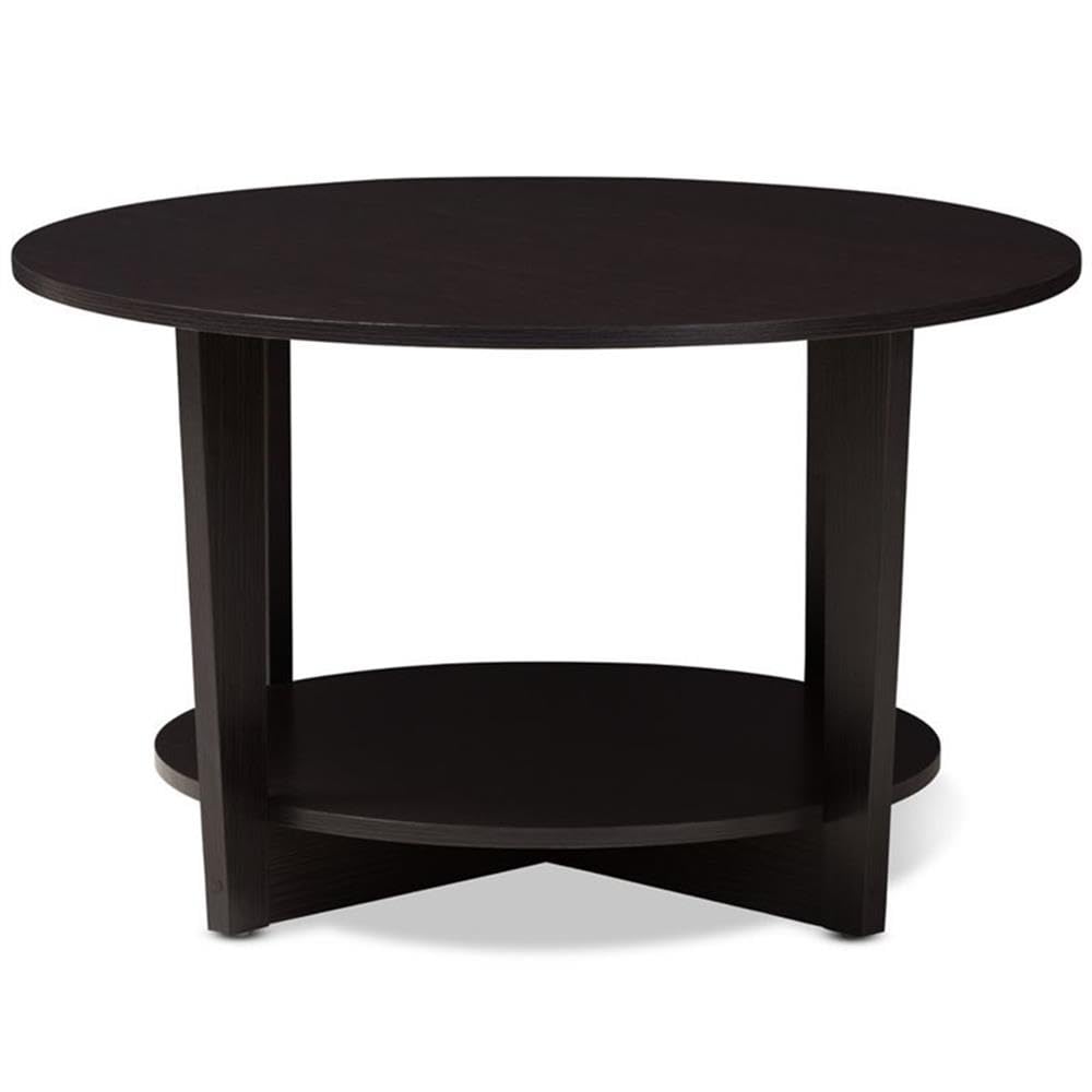 Baxton Studio Belina Coffee Table in Wenge Brown