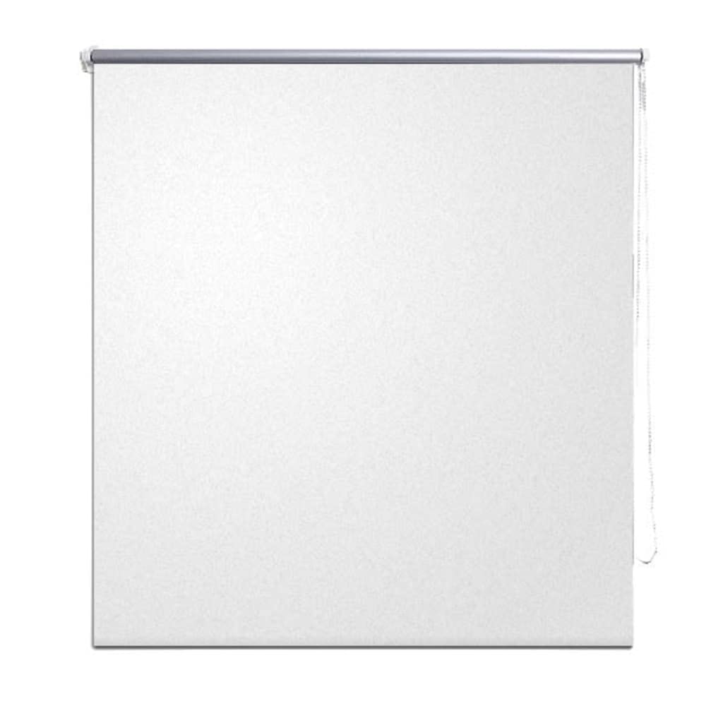 vidaXL Blackout Roller Blind, Thermal Insulated, Easy Installation, Size 31.5&quot;x90.6&quot;, Suitable for Home & Office Use, Includes All Mount Accessories, Child-Safe Design, White