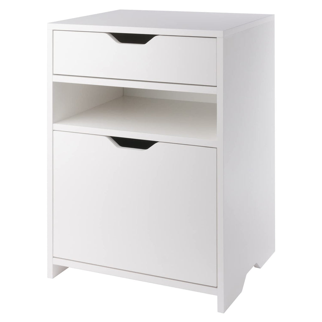 Winsome Wood Nova Filing Storage Cabinet - White