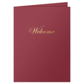 The Gallery Collection, 25 Count, Burgundy, Welcome Pocket Folders, Gold Foil Stamped, For Hr Professionals (9 X 12)