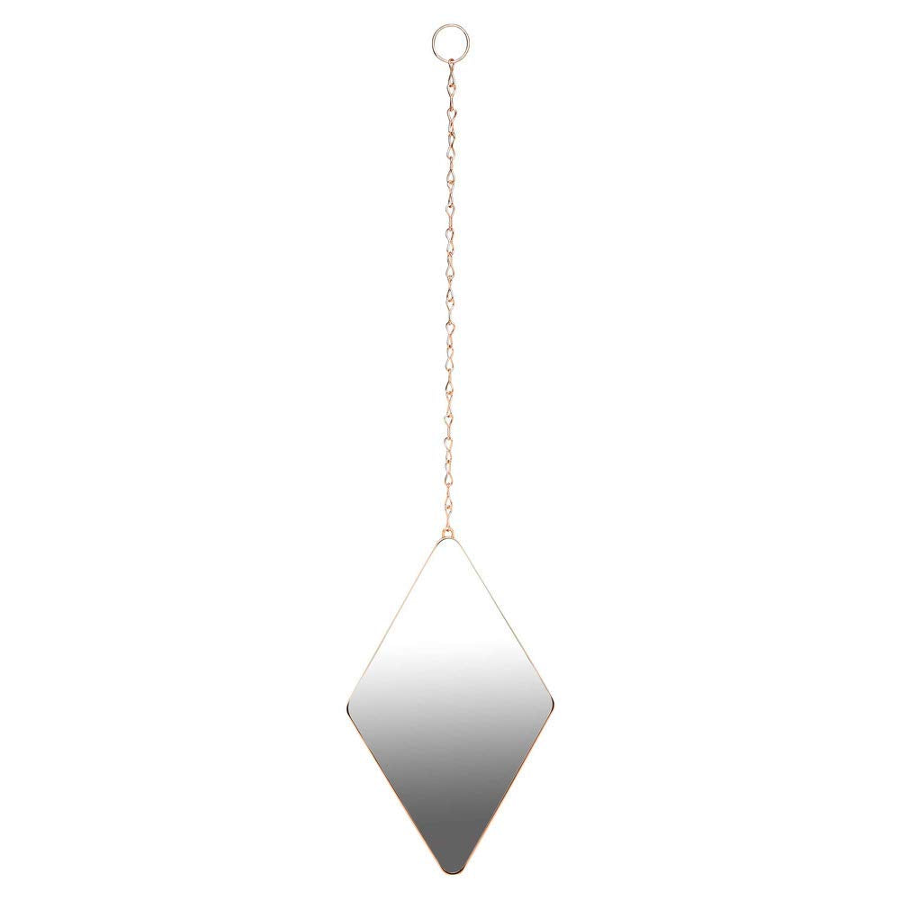 Umbra Dima Mirrors, Trio of Decorative Mirrors for Wall Decor, Apartment D  cor/Wall Art, Copper, 28.7 x 17.7 x 1.6 cm, Diamond,