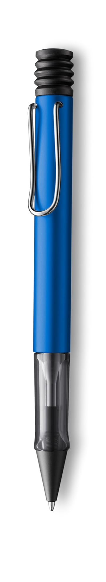 Lamy Al-Star Oceanblue - Ballpoint Pen With Transparent, Ergonomic Grip & Line Width M - Lightweight Aluminium Body - Including