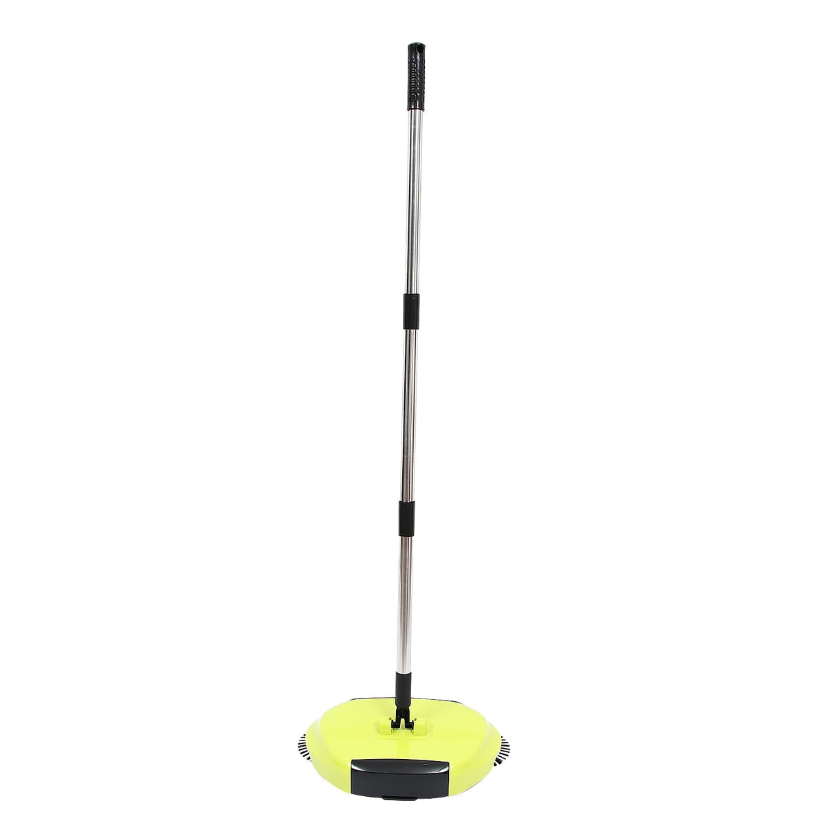 Healifty Hand Push Floor Sweeper 3 in 1 Broom and Dustpan with Trash Bin Manual Cleaning Mop for Hard Floors 360 Rotating Brush 