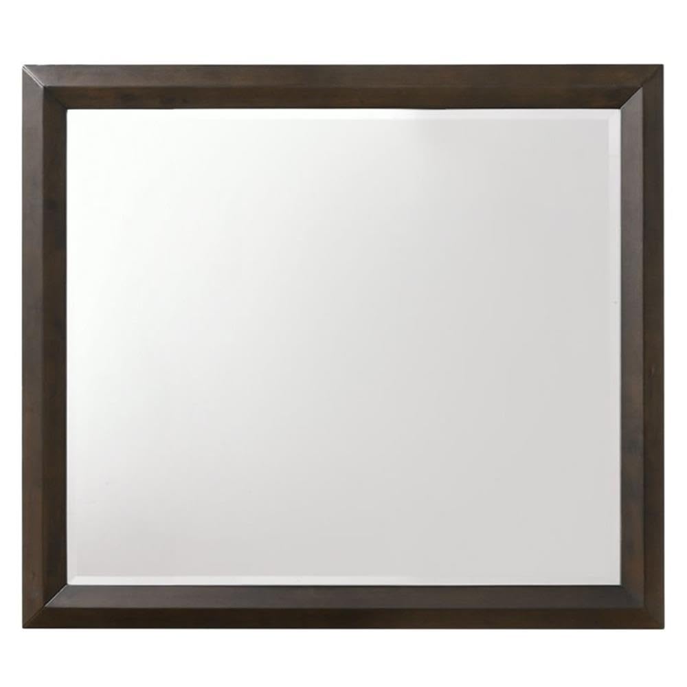 Acme Merveille Rectangular Bedroom Mirror in Rich Espresso