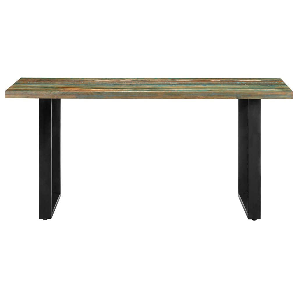 Furniking Dining Table 63&quot;x31.5&quot;x29.5&quot; Solid Reclaimed Wood
