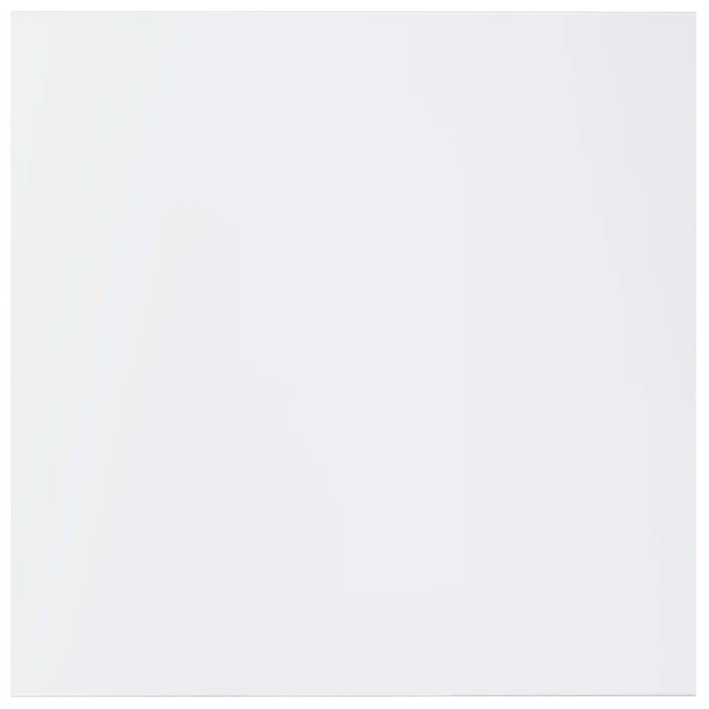 vidaXL High Gloss White Bookshelf Boards, Home Decor, Storage Solution, 15.7x15.7x0.6 Engineered Wood, Pack of 8, Easy-to-Clean, Modern Design