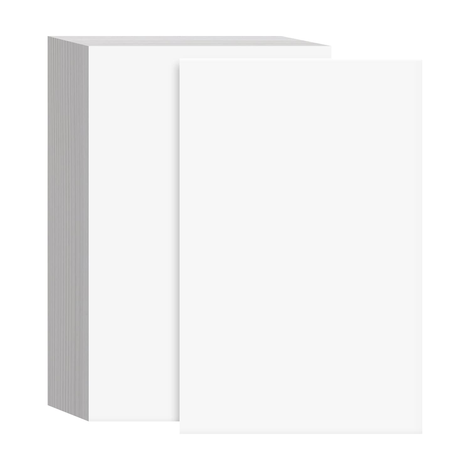 8.5 X 5.5    Bright White Card Stock Paper - Great For Arts And Crafts, Greeting Cards, Invitations, Flyers, Brochures, Photos |