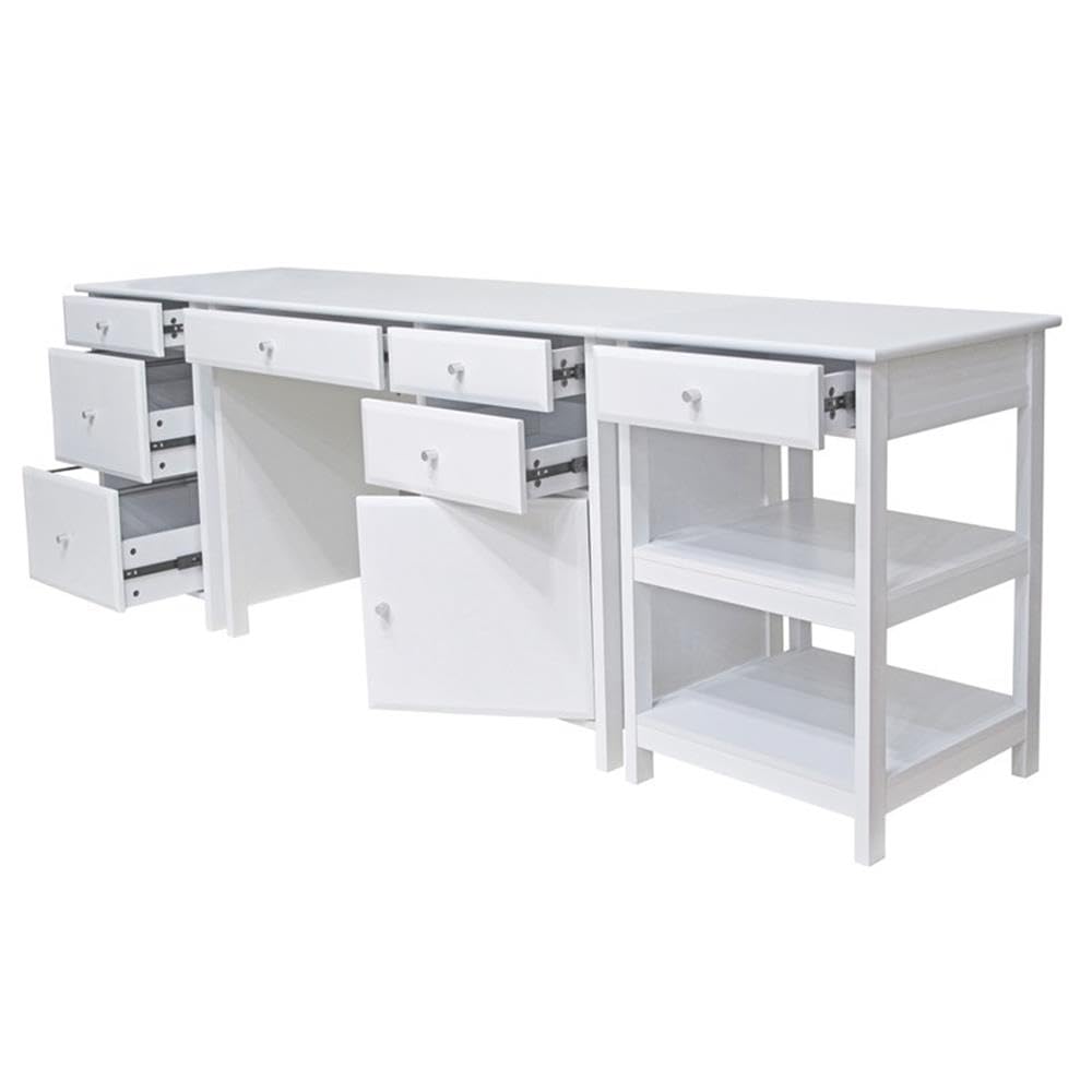 Winsome Wood Delta 3-Pc Set Home Office, White