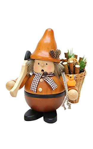 Alexander Taron 1-473 Christian Ulbricht Incense Burner-Wood Collector-7" H X 6.25" W X 8.5" D, Brown