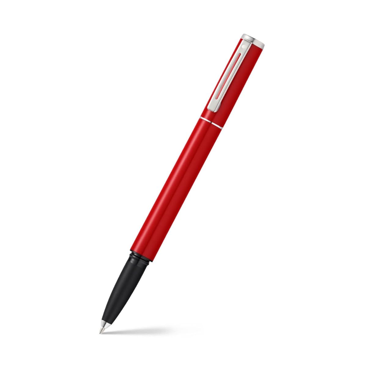 Sheaffer Pop Glossy Red Gel Rollerball Pen With Chrome Trim