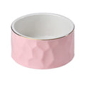Aewill Ceramic Paper Clip Holder Ceramic Paper Clip Dispenser Organizer For Office Desk Binder Clip Holder (Pink)