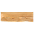 vidaXL Table Top Live Edge 39.4inchx7.9inchx1inch Solid Wood Mango