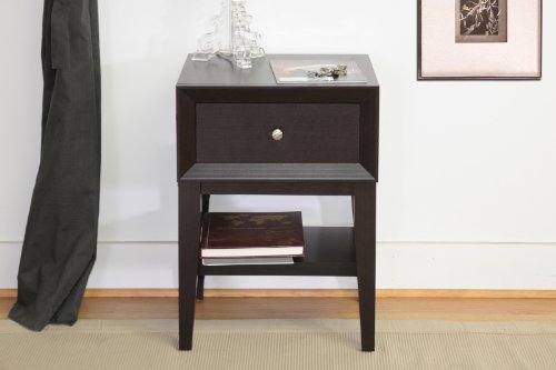 Baxton Studio Gaston Modern Accent Table and Nightstand, Brown