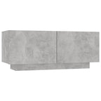 vidaXL Bedside Cabinet Home Indoor Living Room Bedroom Nightstand Side Cabinet Couch Table Telephone Stand Furniture Concrete Gray Engineered Wood