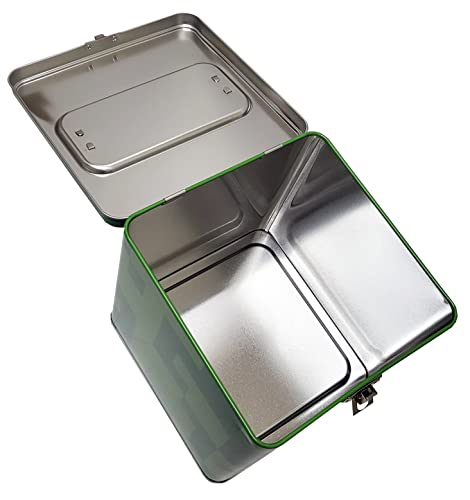 The Tin Box Company Disney Frozen Stack Store And Carry Tin. Stackable Tin Box With Handle,Blue And White Xl