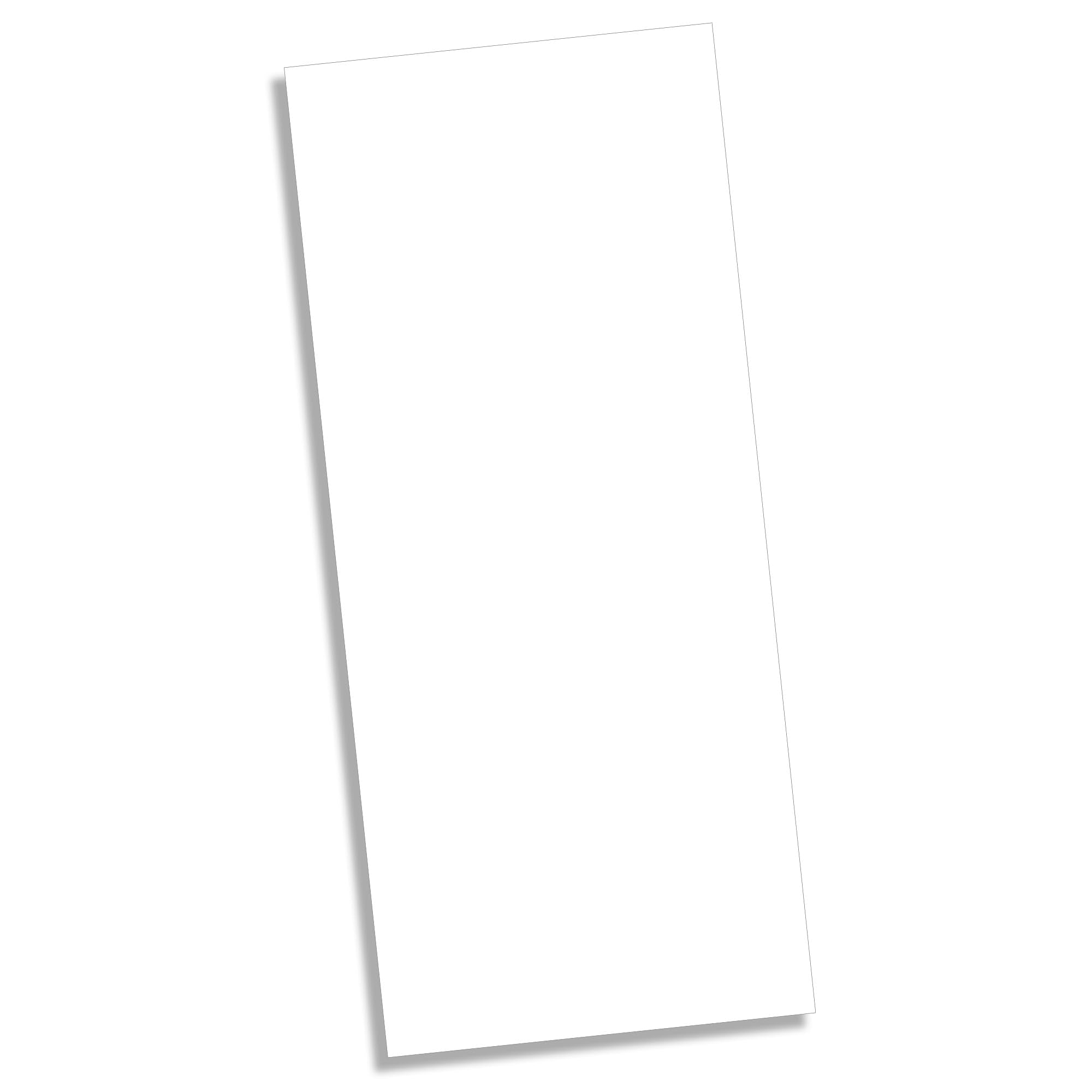 Heavyweight 100Lb White 4' X 9' Business Note Cards - 100 Thick Blank Cards For Menu Cards, Program Cards, Rack Cards
