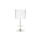 Best Master Swivel Bar Stool With Crystal And Tufted Look In White (Set Of 2)