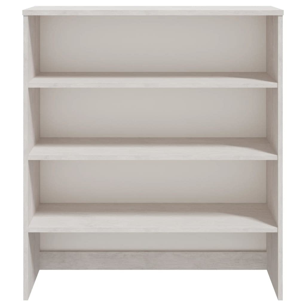 SKM Top for Highboard Kitchen Cabinet,Sideboards and Buffet Tables with Storage White 35.4&quot;x11.8&quot;x39.4&quot; Solid Wood Pine