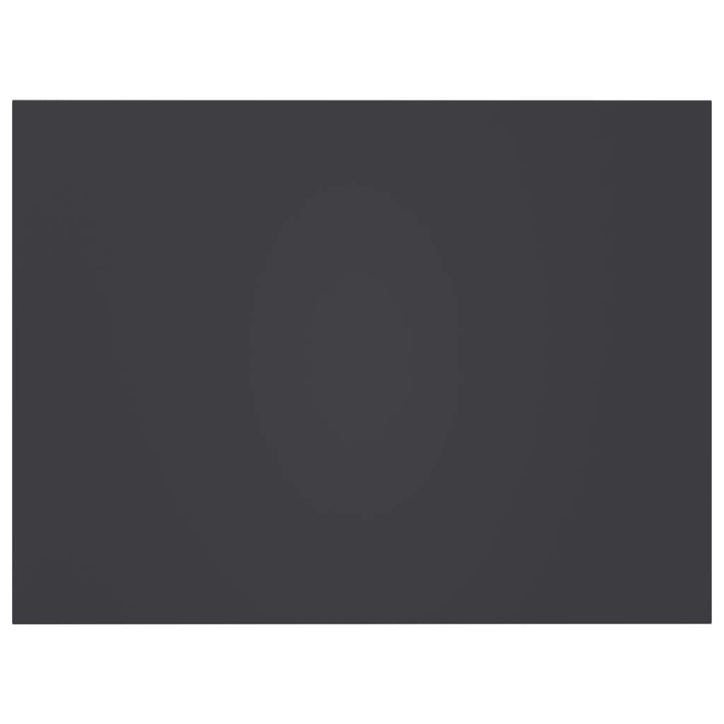 vidaXL Gray Engineered Wood Bookshelf Boards - Easy Installation, Replacement Panels, Durable Material, 15.7&quot;x3.9&quot;x0.6&quot; Dimensions, Set of 8