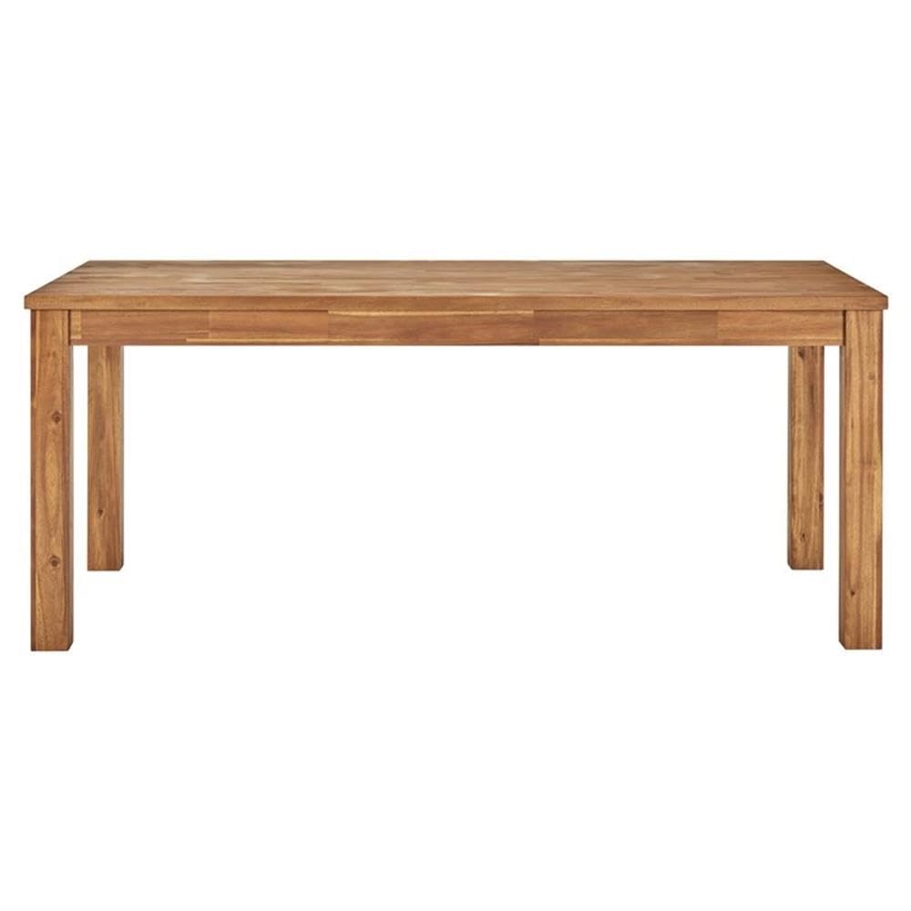 New Pacific Direct Tiburon 71&quot; Dining Table,Solid Acacia Wood,Amber Brown