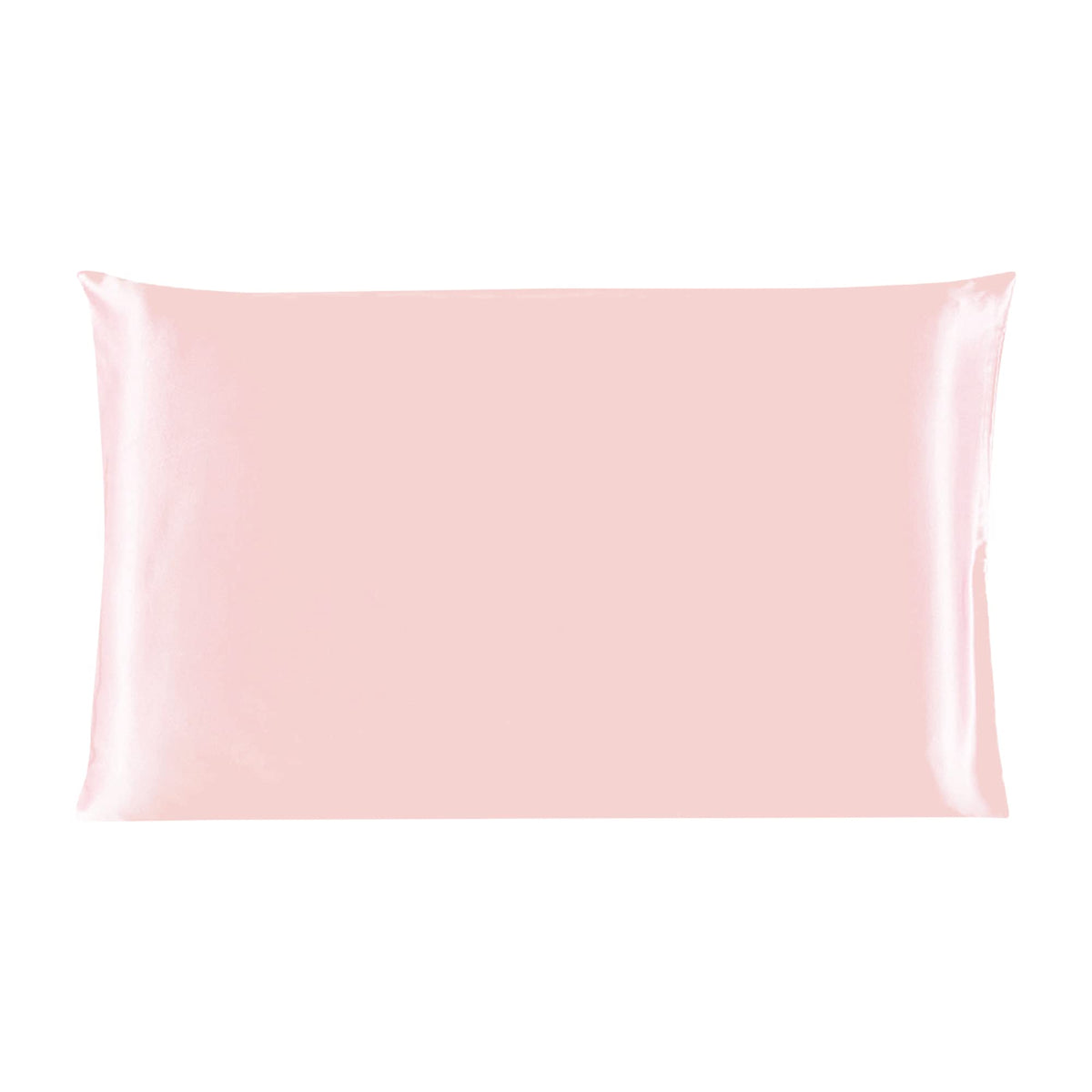 Uxcell 100% Charmeuse Pure Silk Pillowcase Pillow Case Cover For Hair & Skin 350Tc 19 Momme (1-Piece) Pink Standard(20X26Inch)