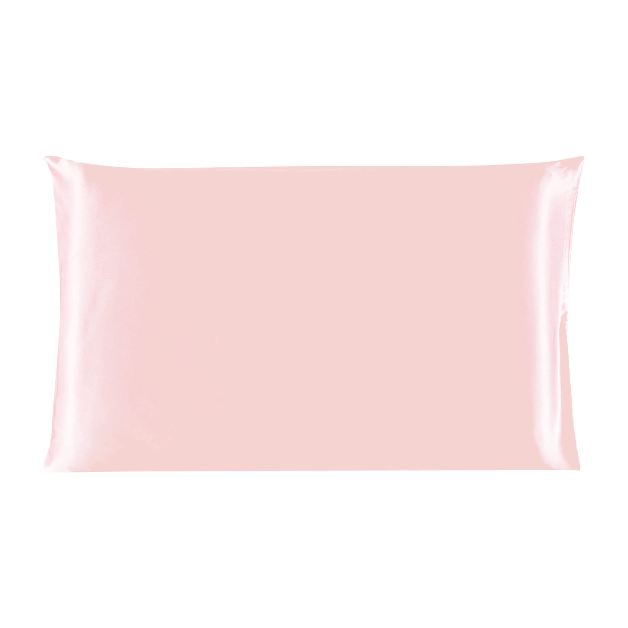 Uxcell 100% Charmeuse Pure Silk Pillowcase Pillow Case Cover For Hair & Skin 350Tc 19 Momme (1-Piece) Pink Travel(14X20Inch)