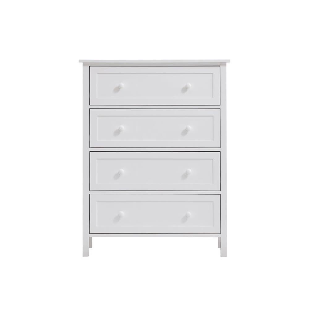 ACMW Iolanda 4 Drawer Wooden Chest in White