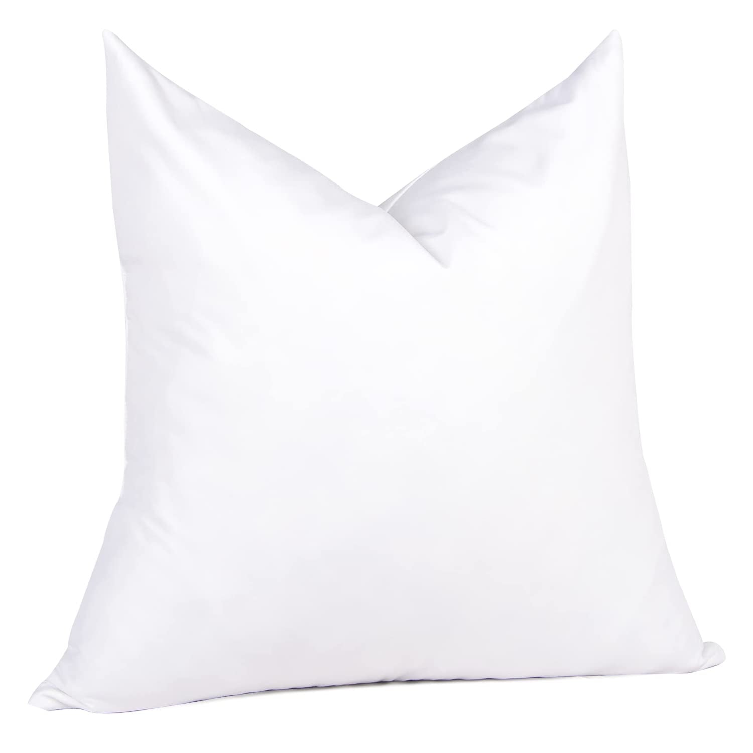 Puredown 28 X 28 Feather Down Throw Pillow Insert, 1 Pack Euro Pillow For Decorative Bed Cushion Couch Sofa