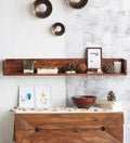 Carpentray  40 Inch Floating Shelf For Wall Natural Walnut Wood Wall Shelves Picture Ledge Display Shelf Hanging Wall Bookshelf