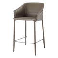 New Pacific Direct Callie Counter Stool, Light Mocha