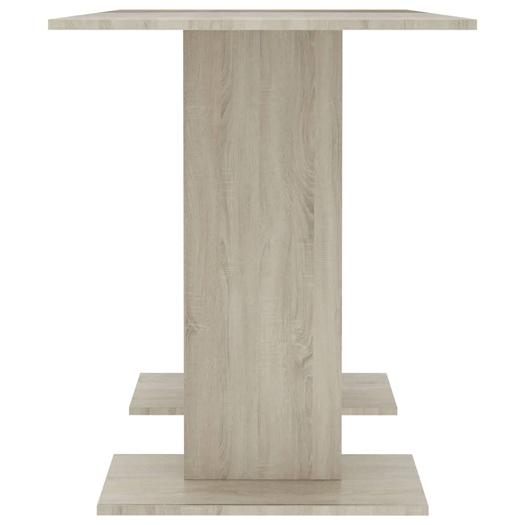 vidaXL Concrete Gray Dining Table - Minimalist Engineered Wood Table Suitable for Everyday Meals and Special Gatherings - Easy to Clean - Dimensions: 43.3x23.6x29.5 inches