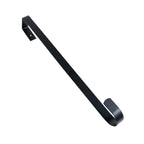 GIRCSS 10' Wreath Hanger for Front Door, Wreath Metal Hook for Front Door Christmas Decoration, Over The Door Hooks Black
