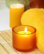 Candle Charisma Citronella Scented Votive Candles - 10 Hour Burn Time - Set Of 72 For Dinner, Wedding, Halloween And Holiday Dec