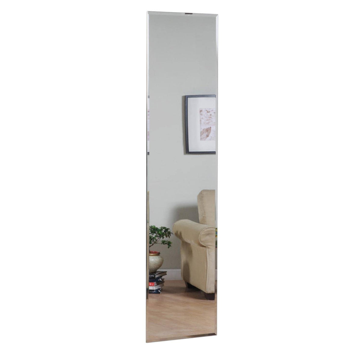 Monarch Specialties Beveled Door Mirror