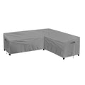 Purefit Outdoor Sectional Sofa Cover Waterproof L Shaped Patio Furniture Covers For Deck, Lawn And Backyard, 104”X83” Right Facing, Gray