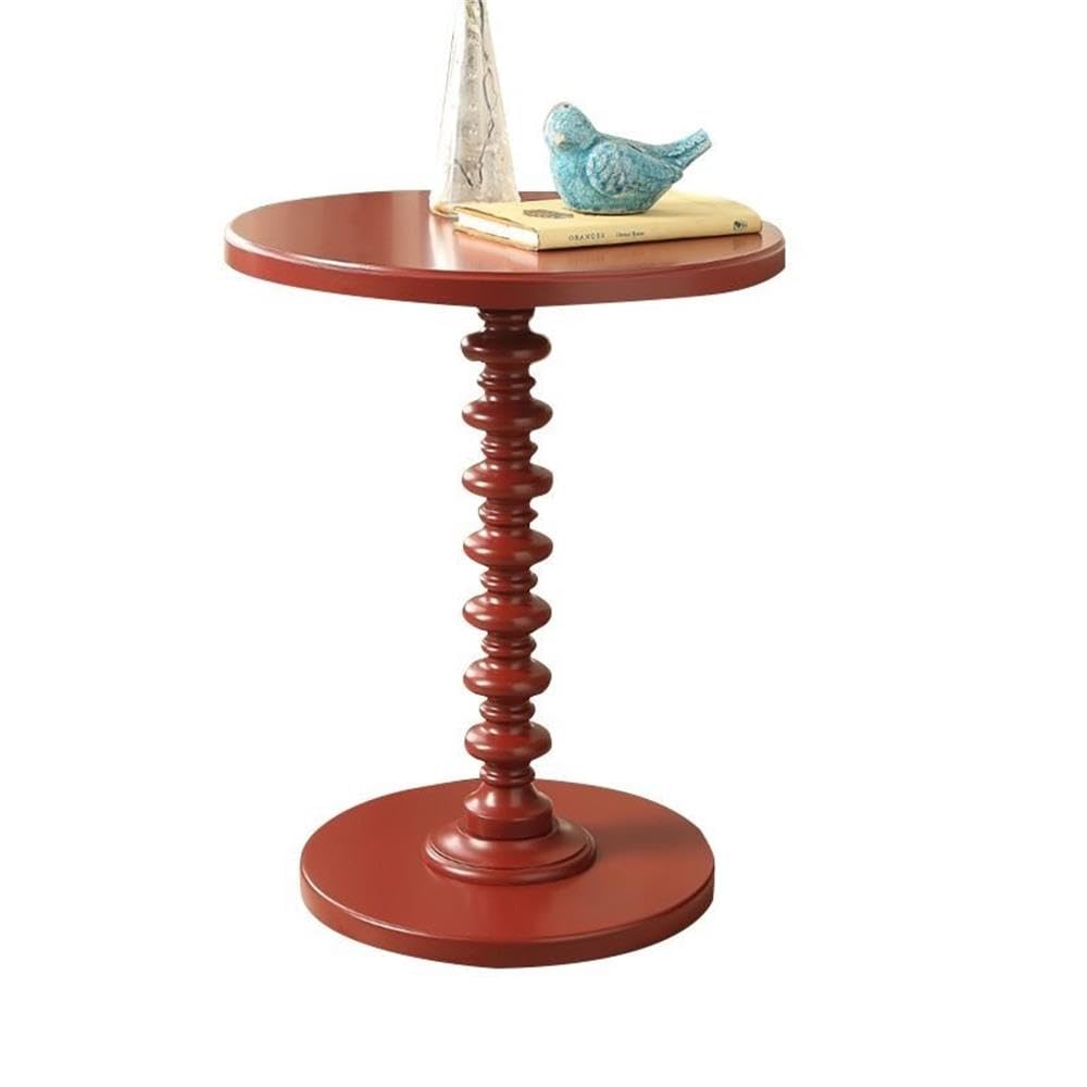 Acme Acton End Table In Red